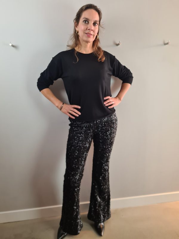 Pailletten bootcut broek van Dorothee Schumacher
